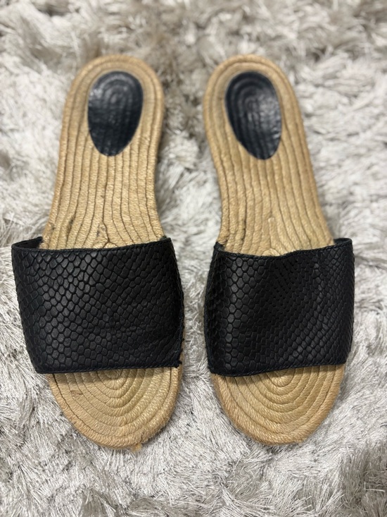 UGG Shoes - UGG Women’s Black Slide Sandals with Textured Strap